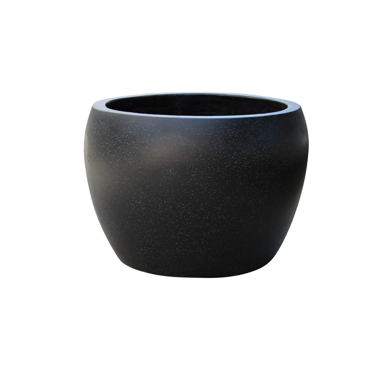Plaza Moon Planter In Black - 42cm 1 Plaza Moon Planter In Black - 42cm