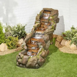 Stylish Fountains Bustling Waters Including LED Lights -Flowerpot Specialty Store 12814089 4434957312326480