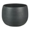 Graphite Stone Plant Pot - 18cm