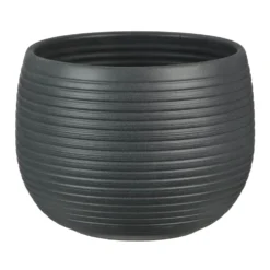 Plant Pot - Graphite Stone - 21cm