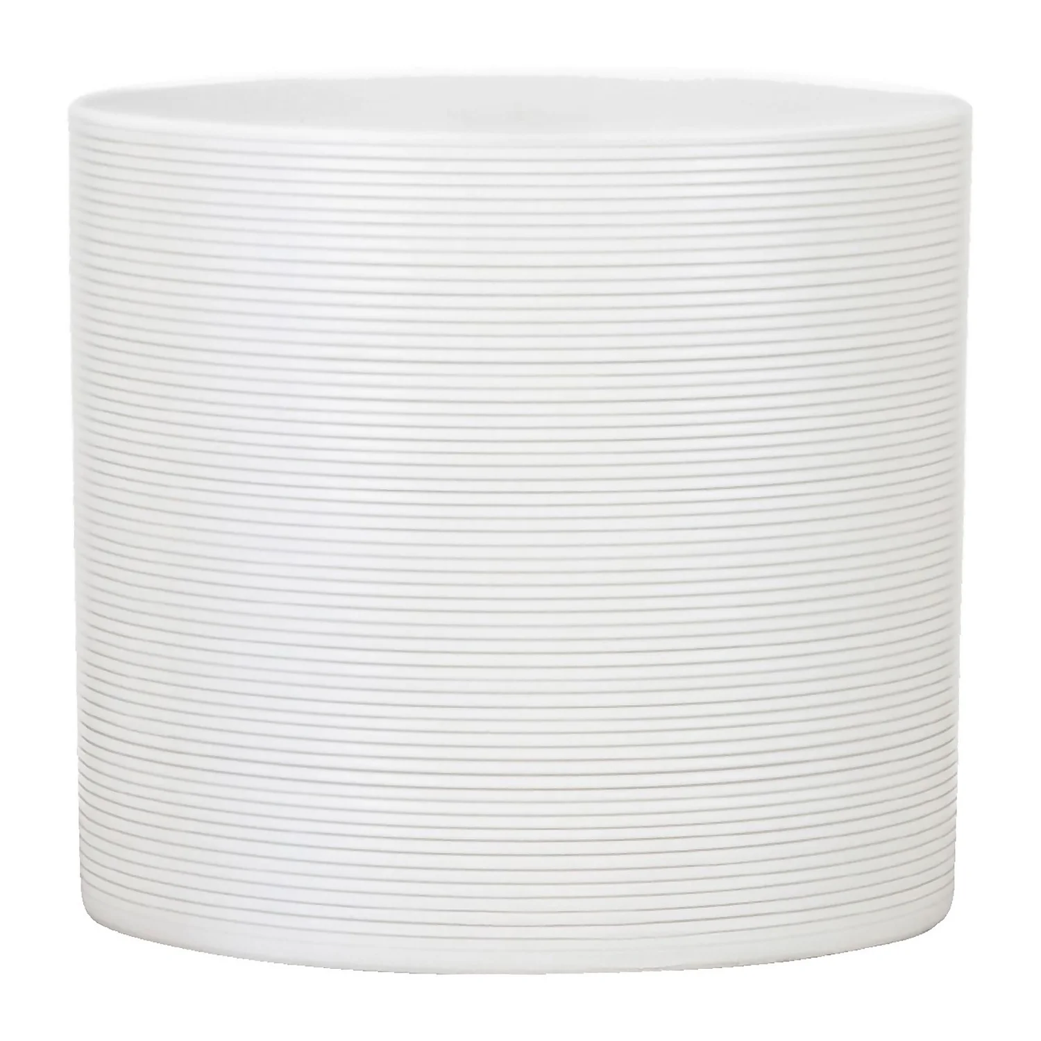 White Plant Pot - 23cm 1 White Plant Pot - 23cm