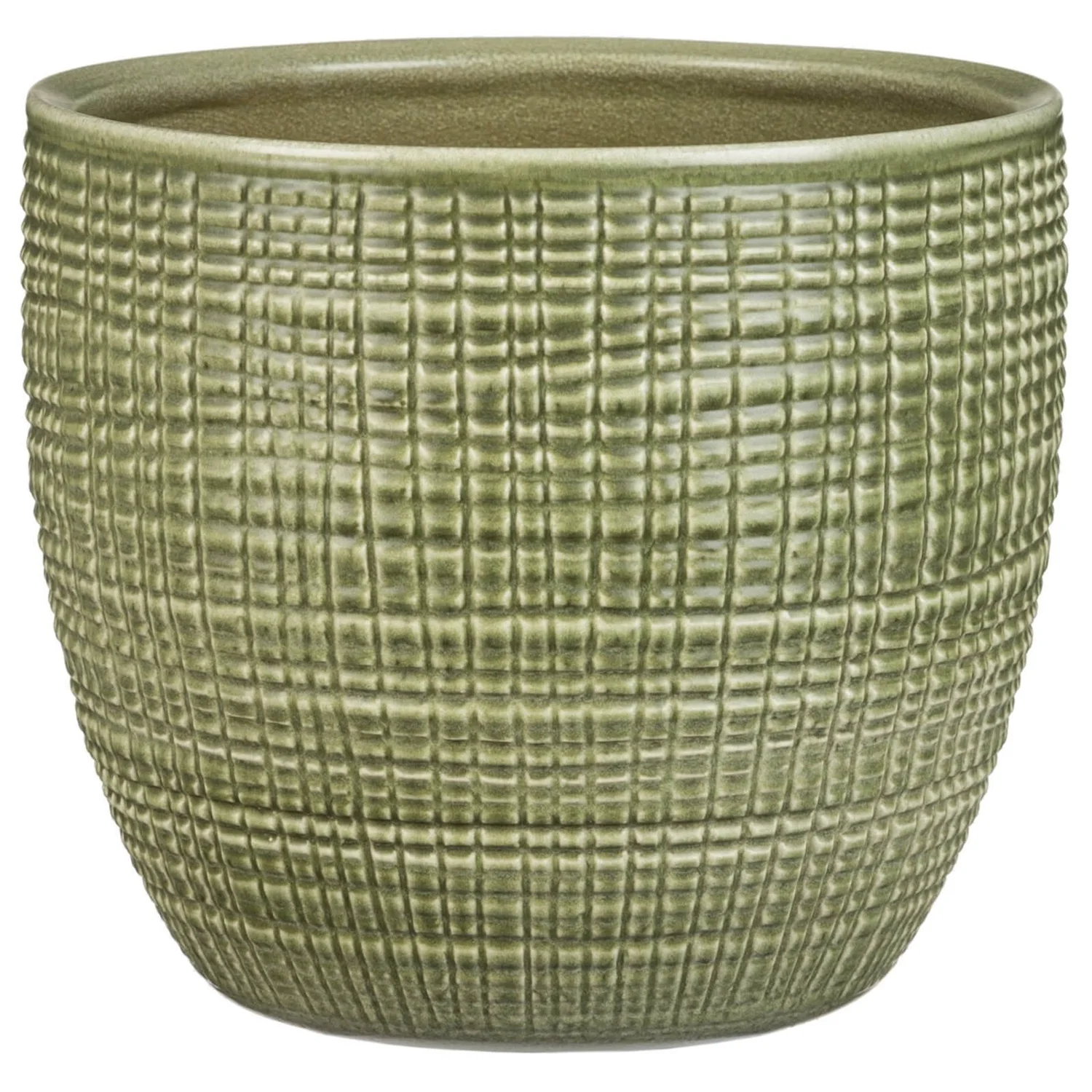 Mint Green Plant Pot - 12cm 1 Mint Green Plant Pot - 12cm