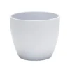 Grey Stone Ceramic Cover Pot - 19cm