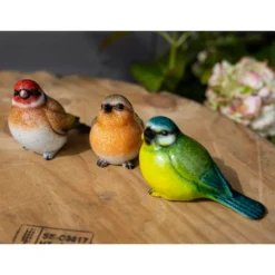 None Resin Blue Tit, Chaffinch & Robin Birds -Flowerpot Specialty Store 12832873 1235025282491475