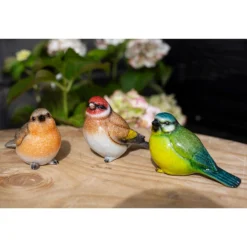 None Resin Blue Tit, Chaffinch & Robin Birds -Flowerpot Specialty Store 12832873 7575025282540384