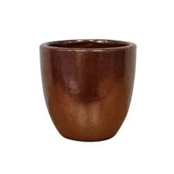 Chiswick Egg Garden Planter In Copper - 35cm