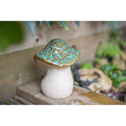 Ceramic Mushroom Garden Ornament - Medium 13 Ceramic Mushroom Garden Ornament - Medium -Flowerpot Specialty Store 12890925 1064843660781916