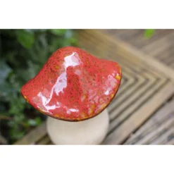 Ceramic Mushroom Garden Ornament - Medium 12 Ceramic Mushroom Garden Ornament - Medium -Flowerpot Specialty Store 12890925 5224843660767021