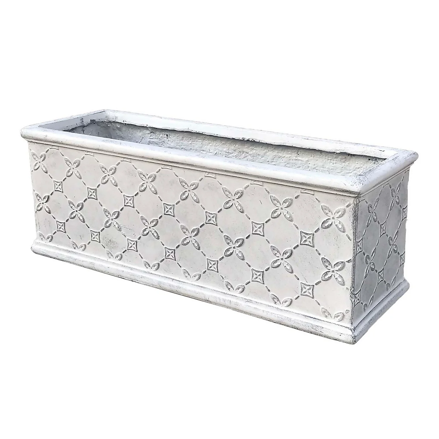 Mayfair Antique White Trough - 55cm 1 Mayfair Antique White Trough - 55cm