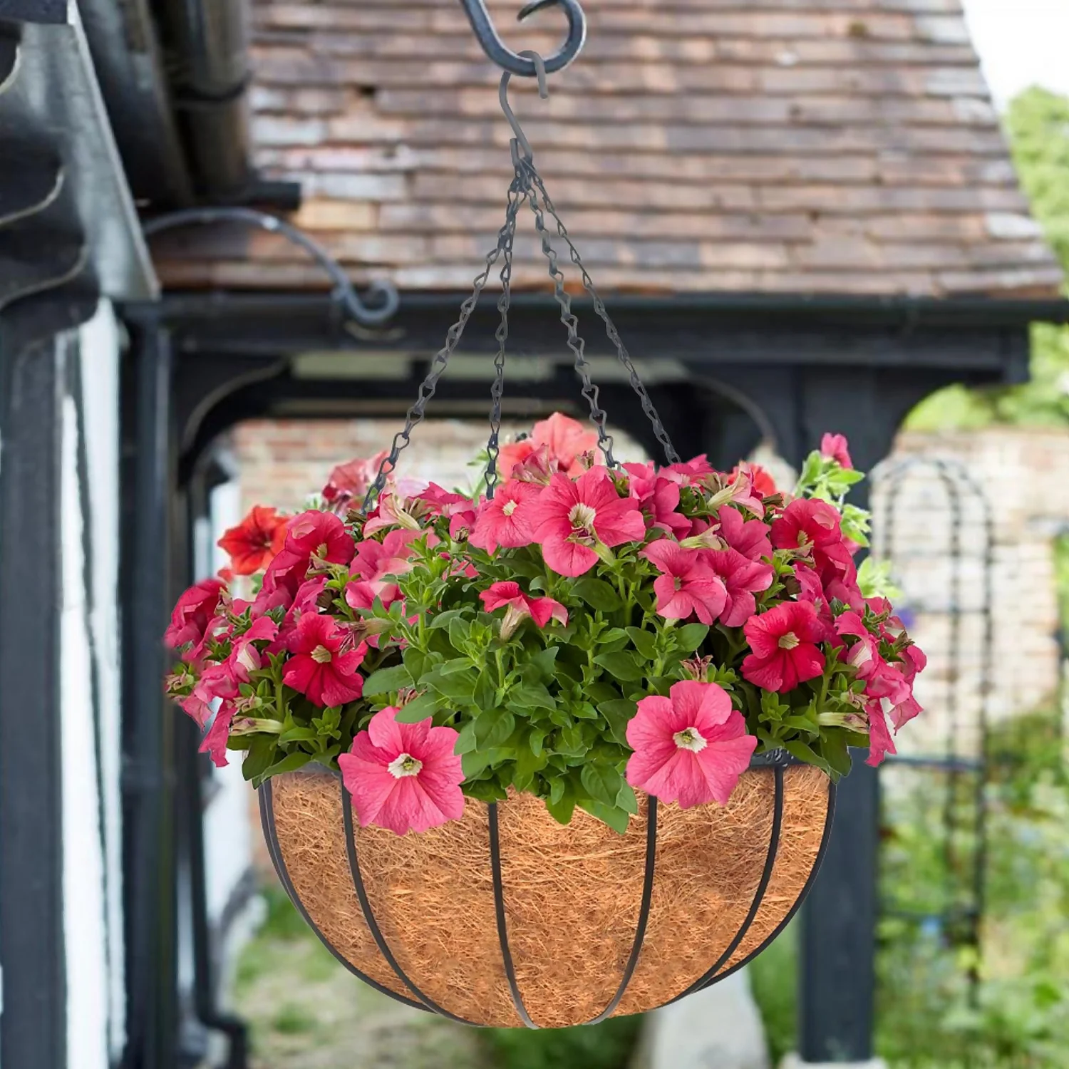 Saxon Hanging Basket - 14 Inch 2 Saxon Hanging Basket - 14 Inch - Image 2