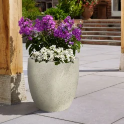 Sierra Cream Egg Garden Pot - 32cm -Flowerpot Specialty Store 12970084 2334933184780460