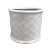 Mayfair Antique White Cylinder Plant Pot - 23cm