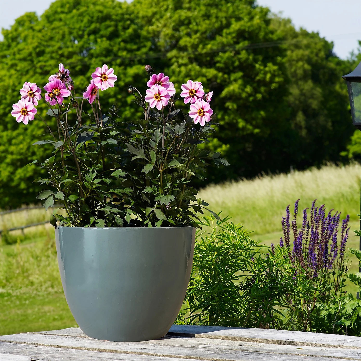 Chiswick Egg Pot Grey 35cm 2 Chiswick Egg Pot Grey 35cm - Image 2