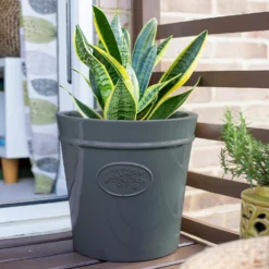 Country Living Heritage Denim Cone Pot - 21cm -Flowerpot Specialty Store 13188761 9534933183194255