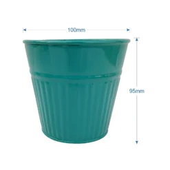 Ribbed Planter (3 Colour Mix) - 10cm -Flowerpot Specialty Store 13193952 1924933495895679
