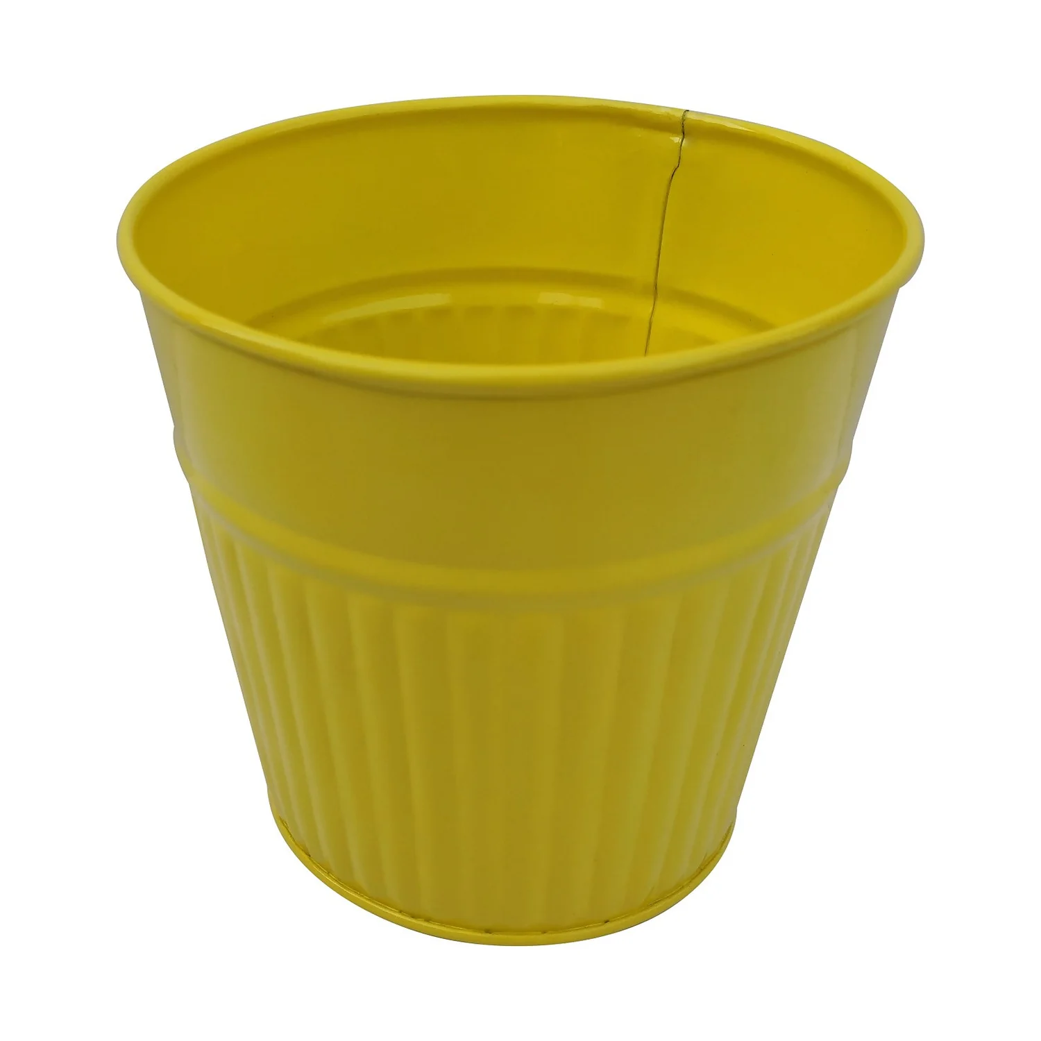 Ribbed Planter (3 Colour Mix) - 14cm 3 Ribbed Planter (3 Colour Mix) - 14cm - Image 3