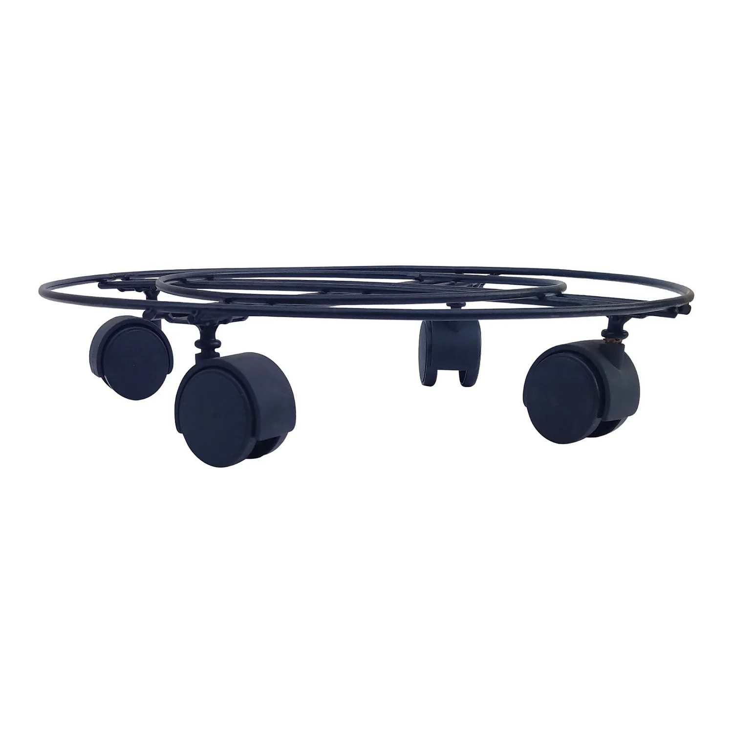 Black Plant Pot Caddy - 35cm 1 Black Plant Pot Caddy - 35cm