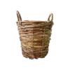 Natural Weave Round Garden Planter 20cm