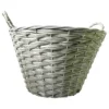 Faux Rattan Round Garden Planter 40cm
