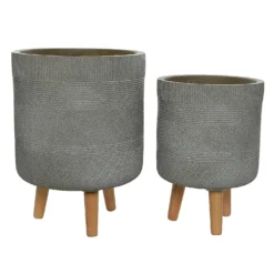 Liam Round Planter On 3 Legs - Medium 8 Liam Round Planter On 3 Legs - Medium -Flowerpot Specialty Store 13222478 9694929321118722