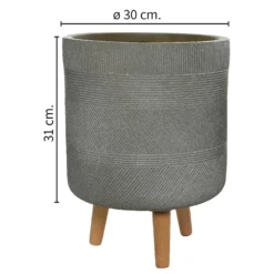 Liam Round Planter On 3 Legs - Large -Flowerpot Specialty Store 13222479 3174934510797230