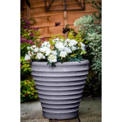 Moroccan Garden Planter Stone Effect 43cm 3 Moroccan Garden Planter Stone Effect 43cm -Flowerpot Specialty Store 13224217 1824942064316846