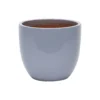 Glazed Blue Heritage Egg Pot - 26cm