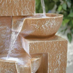 Stylish Fountain Sparkling Bowls Water Feature With LEDs -Flowerpot Specialty Store 13846048 1034971880455348