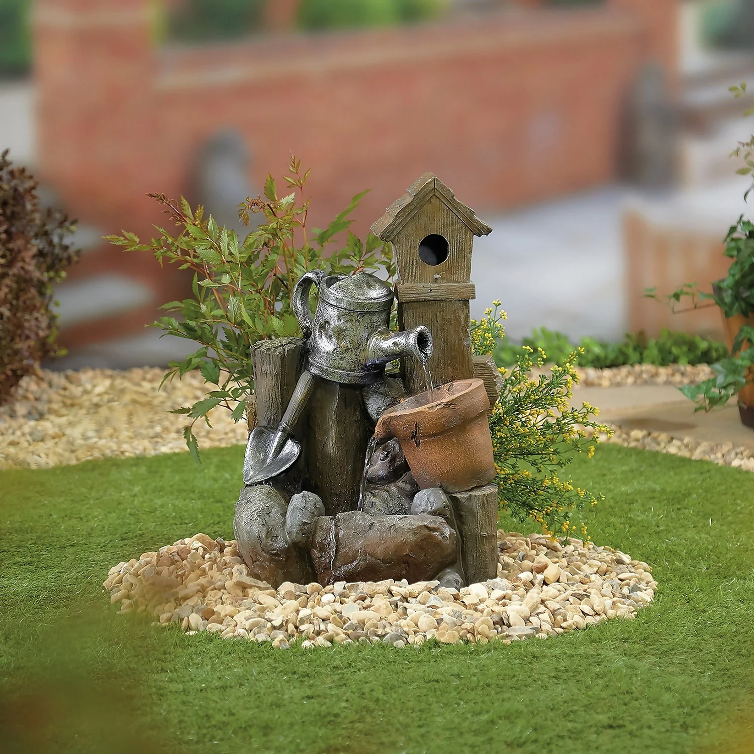 Stylish Fountain Country Garden Pour Water Feature With LEDs 2 Stylish Fountain Country Garden Pour Water Feature With LEDs - Image 2