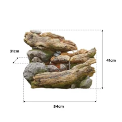 Stylish Fountain Bubbling Brook Water Feature With LEDs 11 Stylish Fountain Bubbling Brook Water Feature With LEDs -Flowerpot Specialty Store 13846059 1884962028336110