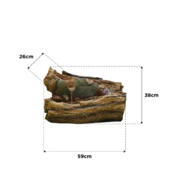 Stylish Fountain Balsam Pools Water Feature With LEDs -Flowerpot Specialty Store 13846062 1674962027712080