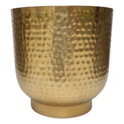 Hammered Brass Indoor Plant Pot - 16cm -Flowerpot Specialty Store 13887185 2264999809876654