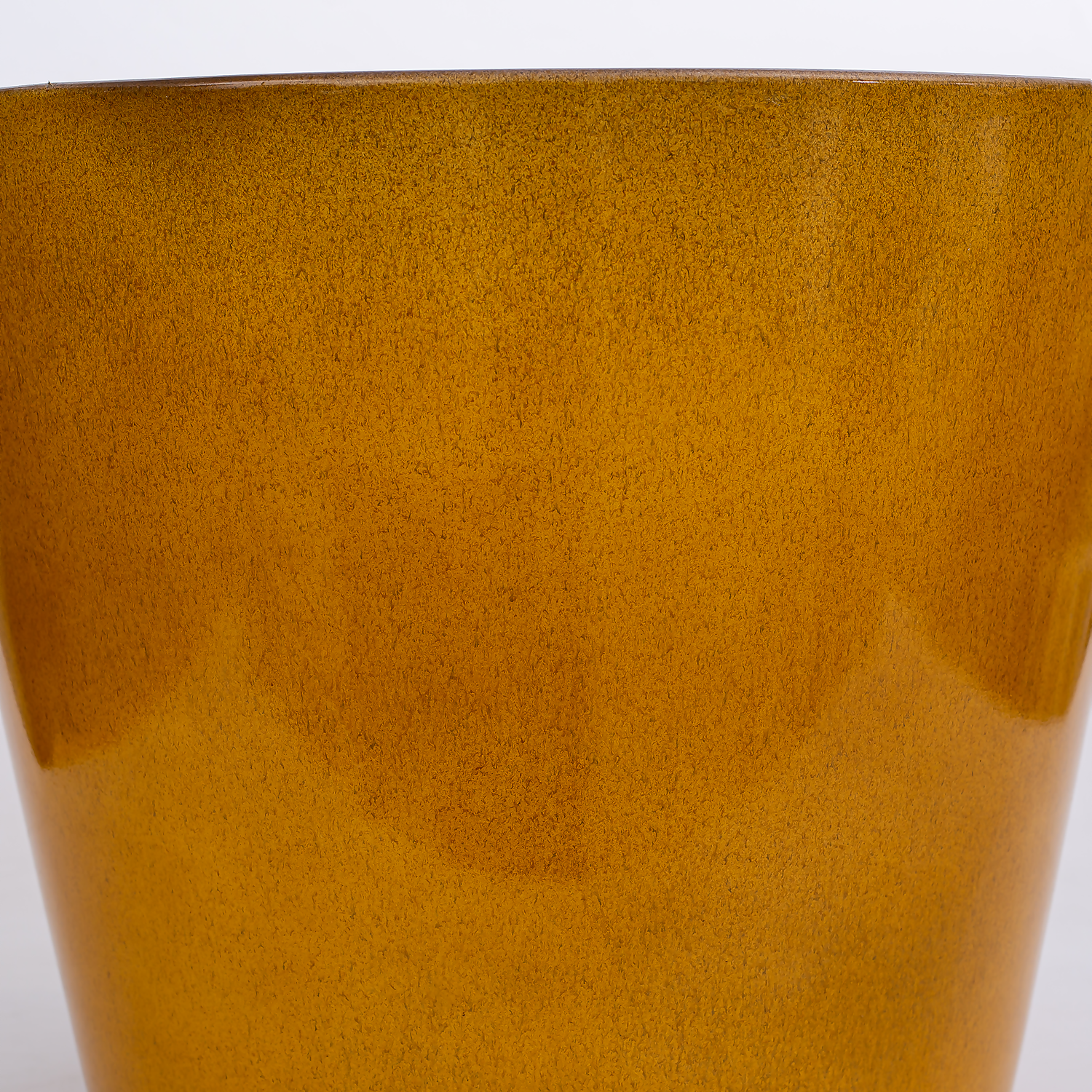 Glazed Finish Planter Mustard 40cm 3 Glazed Finish Planter Mustard 40cm - Image 3