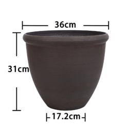 Ashford Planter Slate 35cm -Flowerpot Specialty Store 13928634 5205001956203965
