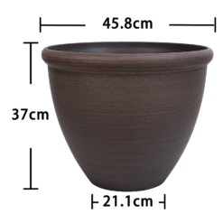 Ashford Planter Slate 45cm -Flowerpot Specialty Store 13928635 1425001956182227