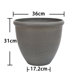 Ashford Planter Grey 35cm 9 Ashford Planter Grey 35cm -Flowerpot Specialty Store 13928636 9455001955518807