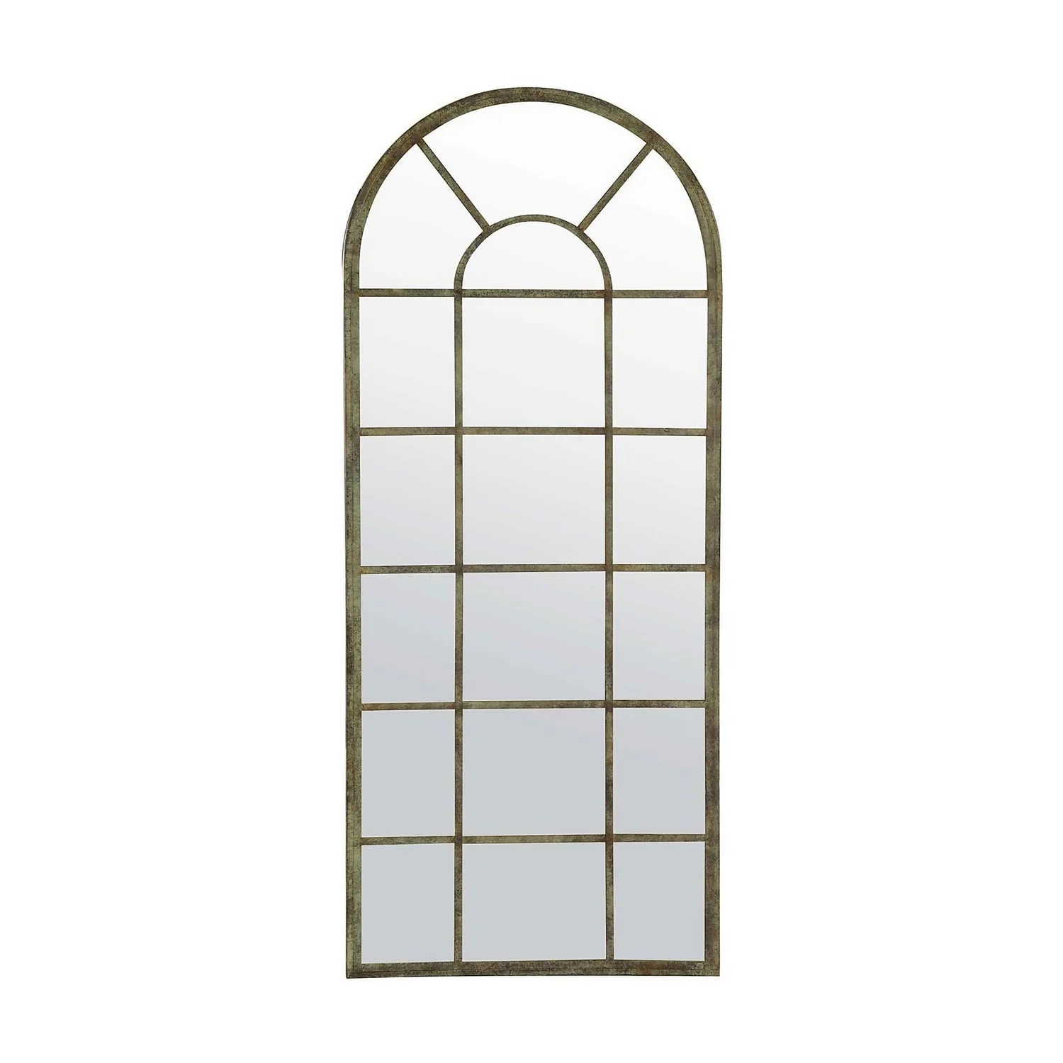 MirrorOutlet Green Country Arch Large Garden Mirror - 159x66cm 2 MirrorOutlet Green Country Arch Large Garden Mirror - 159x66cm - Image 2