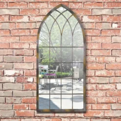 MirrorOutlet Rose Garden Rustic Arch Metal Garden Mirror- 115x50cm 7 MirrorOutlet Rose Garden Rustic Arch Metal Garden Mirror- 115x50cm -Flowerpot Specialty Store 13950554 2994987139039328