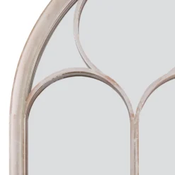 MirrorOutlet Somerley Chapel Arch Metal Garden Mirror - 112x61cm -Flowerpot Specialty Store 13950555 1784987139277732