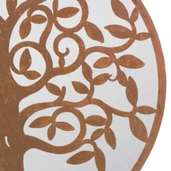 MirrorOutlet Round Garden Mirror - 60cm 5 MirrorOutlet Round Garden Mirror - 60cm -Flowerpot Specialty Store 13950583 1764987139410758