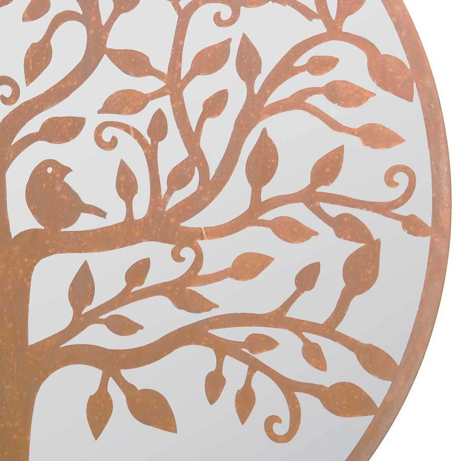 MirrorOutlet Bird Round Garden Mirror - 100cm 3 MirrorOutlet Bird Round Garden Mirror - 100cm - Image 3