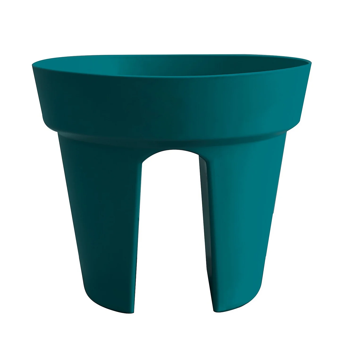 Blue Balcony Planter - 28cm 1 Blue Balcony Planter - 28cm