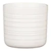 Scheurich Ripple White Indoor Pot - 17cm
