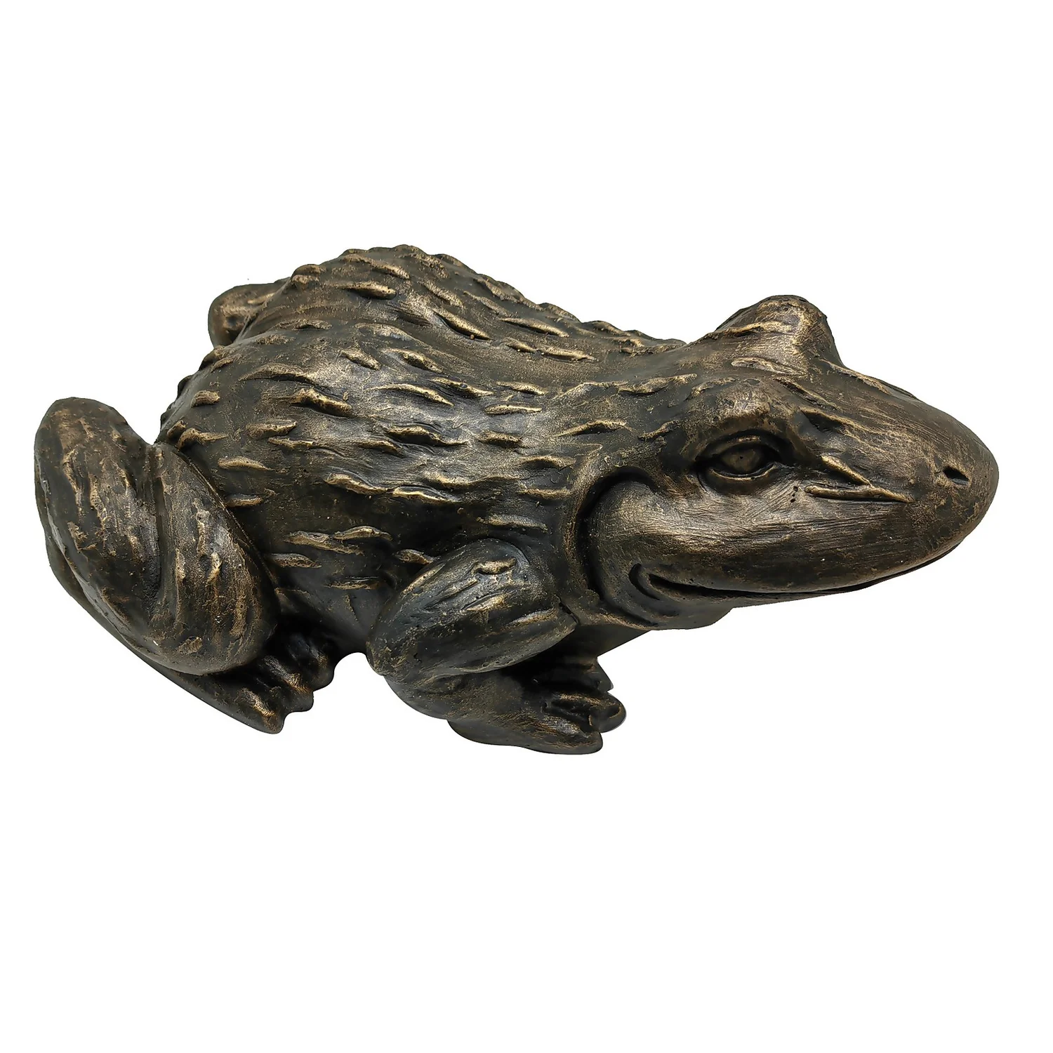 Bronze Look Frog Garden Ornament 1 Bronze Look Frog Garden Ornament