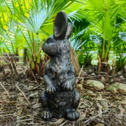 Bronze Look Rabbit Garden Ornament -Flowerpot Specialty Store 13965950 1625014597127874