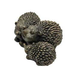 Bronze Look Hedgehog Family Garden Ornament -Flowerpot Specialty Store 13965951 8705014596974346