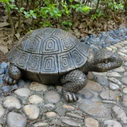Bronze Look Tortoise Garden Ornament 12 Bronze Look Tortoise Garden Ornament -Flowerpot Specialty Store 13965953 6695014597233924