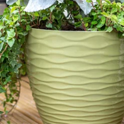 Wave Pot Olive - 33cm -Flowerpot Specialty Store 13973617 1765011239902025