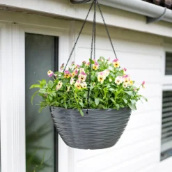 Wave Hanging Basket Charcoal - 35cm -Flowerpot Specialty Store 13973619 8425011239864117