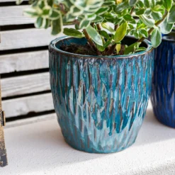 Chiswick Textured Pot Green - 32cm -Flowerpot Specialty Store 13973629 1185011238552049